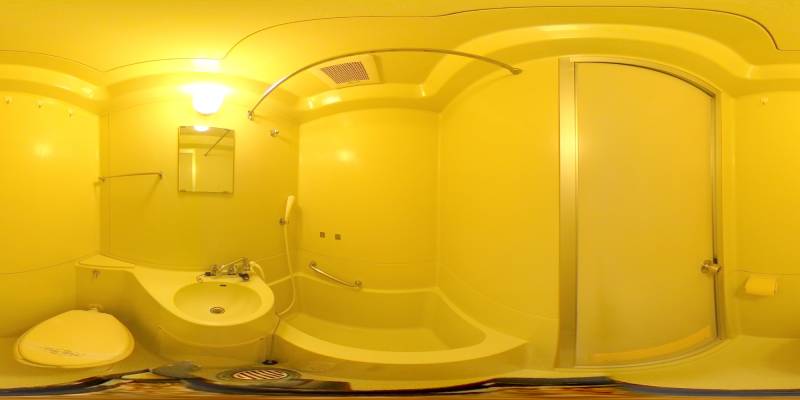 パノラマ画像バスルーム