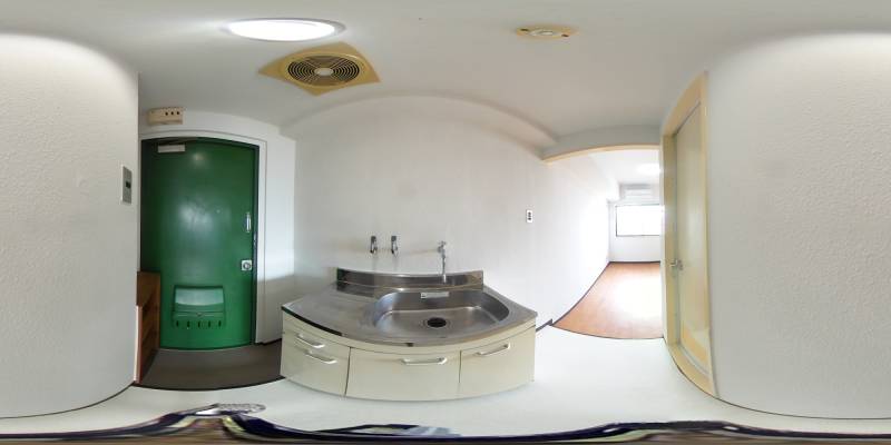 パノラマ画像キッチン