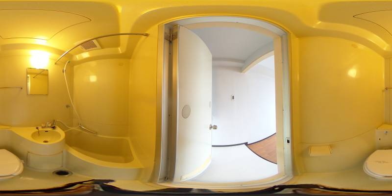 パノラマ画像バスルーム