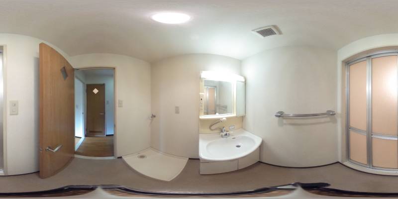 パノラマ画像洗面所