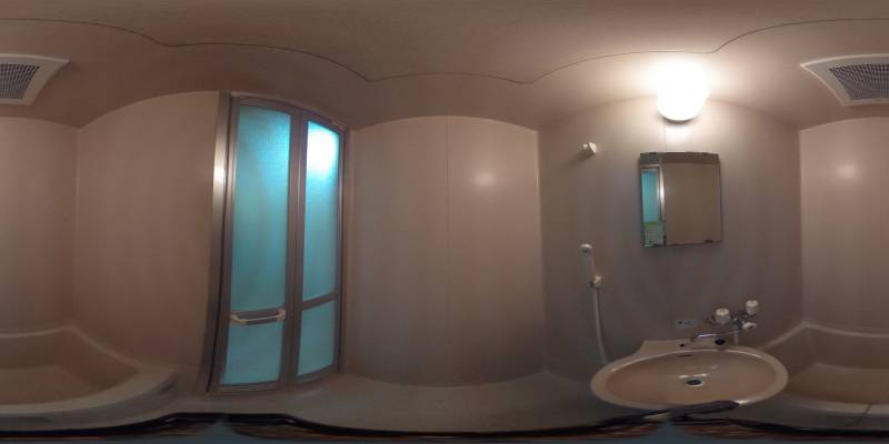 パノラマ画像バスルーム