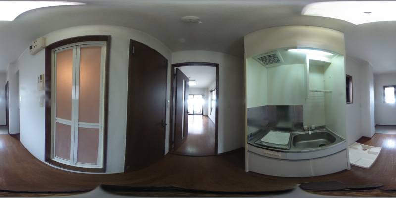 パノラマ画像キッチン