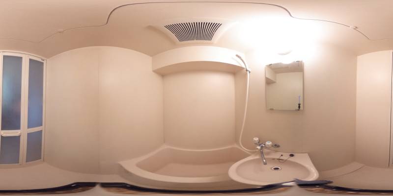 パノラマ画像バスルーム