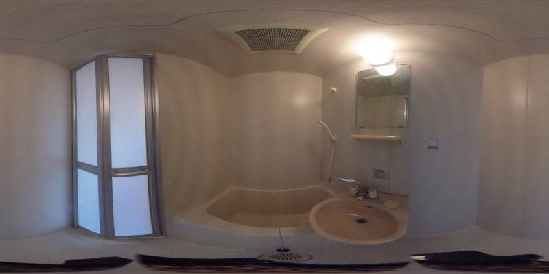 パノラマ画像バスルーム