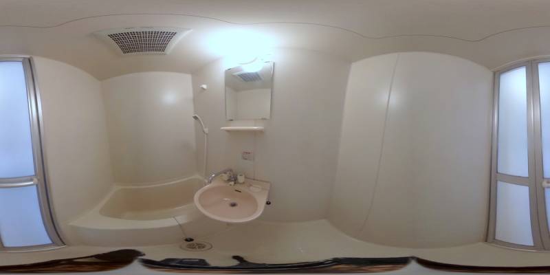 パノラマ画像バスルーム