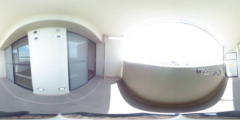 パノラマ画像バルコニー