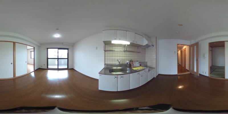 パノラマ画像リビング