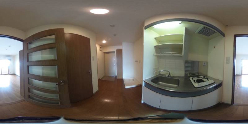 パノラマ画像キッチン