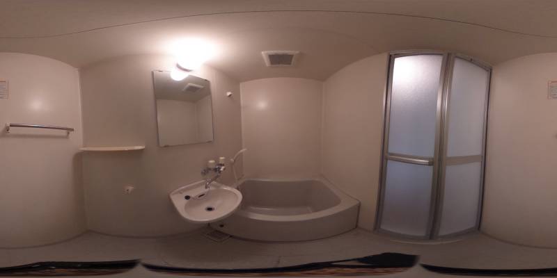 パノラマ画像バスルーム