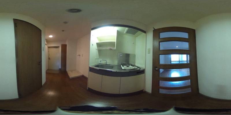 パノラマ画像キッチン