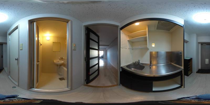 パノラマ画像キッチン