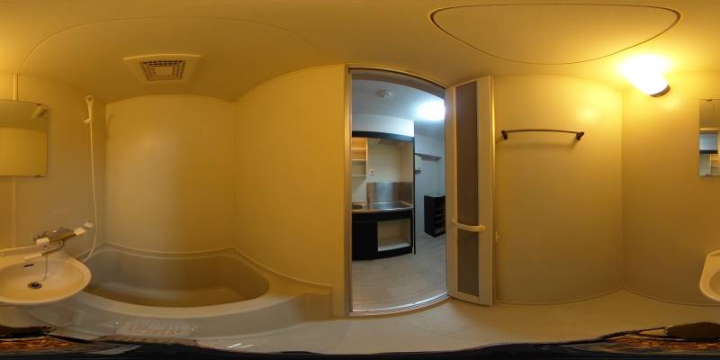 パノラマ画像バスルーム