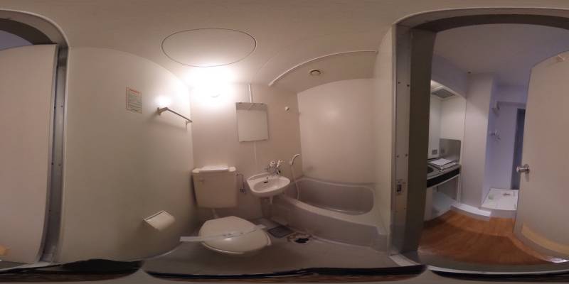 パノラマ画像バスルーム