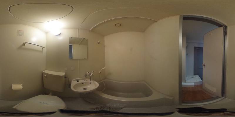 パノラマ画像バスルーム