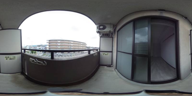 パノラマ画像バルコニー