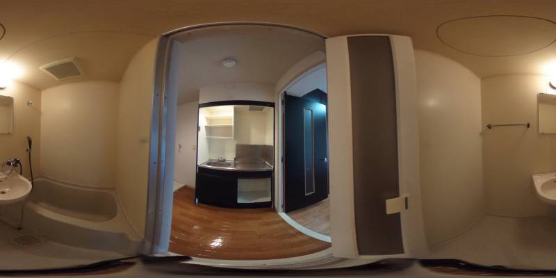 パノラマ画像バスルーム