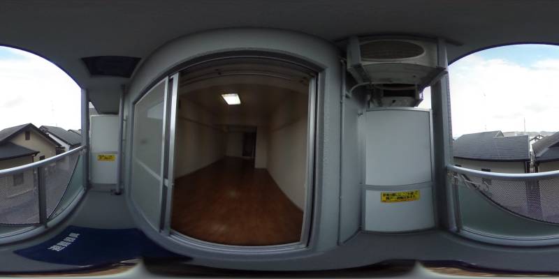 パノラマ画像バルコニー