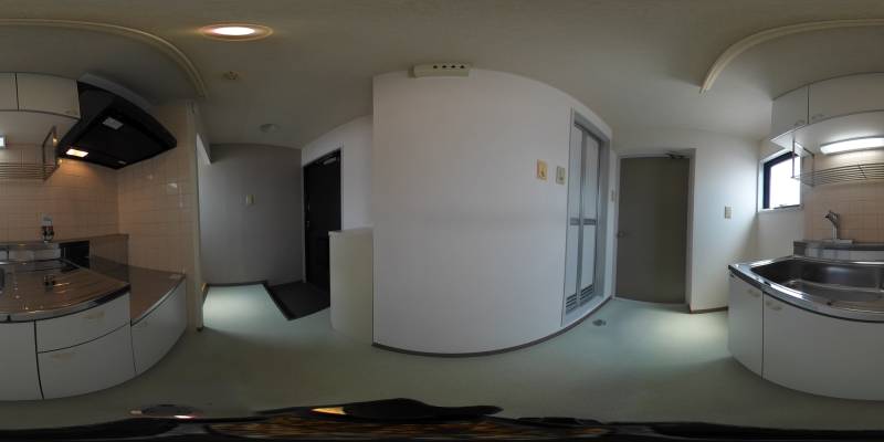 パノラマ画像キッチン