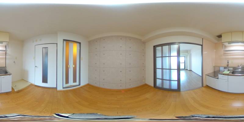 パノラマ画像キッチン