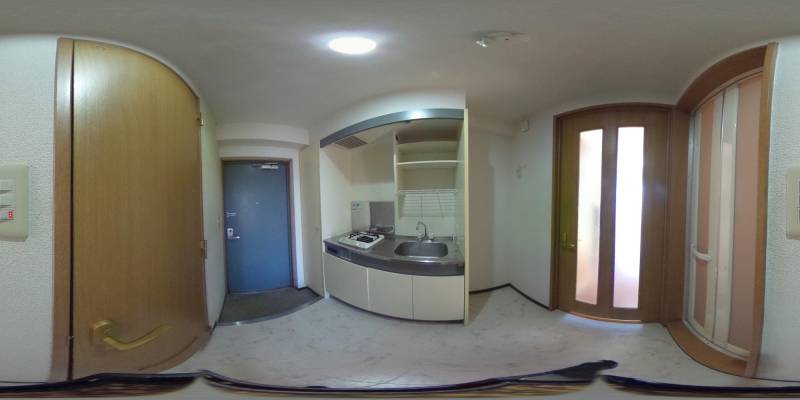 パノラマ画像キッチン