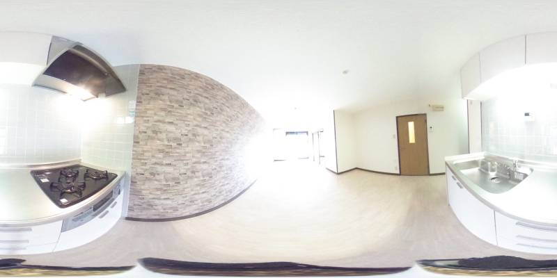 パノラマ画像キッチン