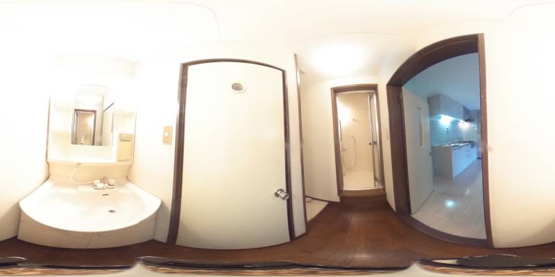 パノラマ画像洗面所