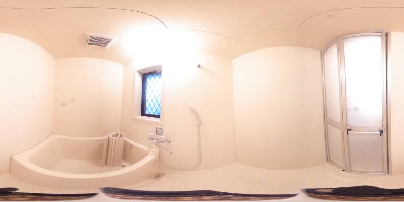 パノラマ画像バスルーム