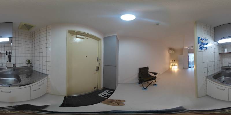 パノラマ画像キッチン