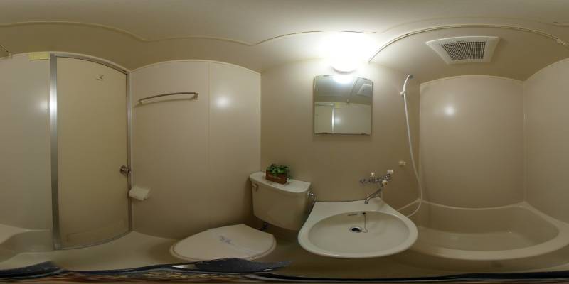 パノラマ画像バスルーム