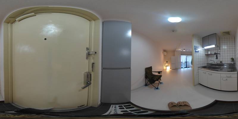 パノラマ画像玄関