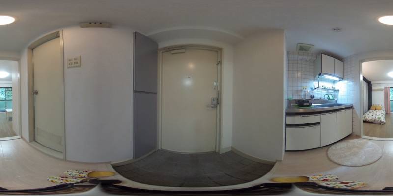 パノラマ画像玄関