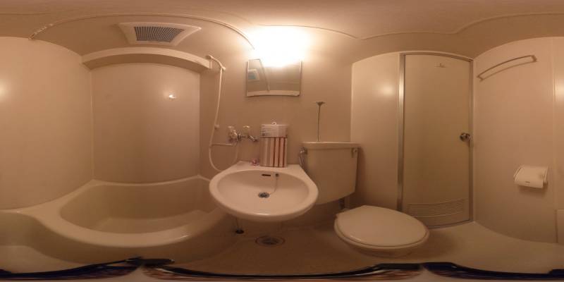 パノラマ画像バスルーム