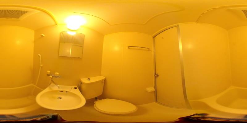 パノラマ画像バスルーム