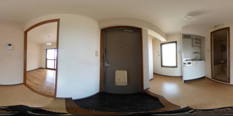 パノラマ画像玄関