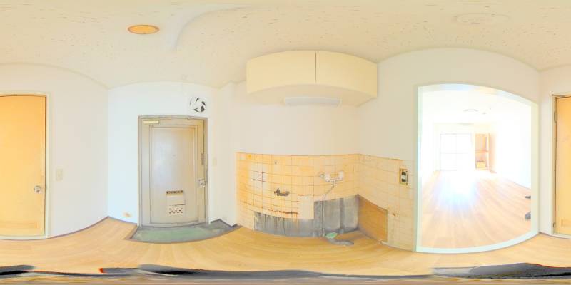 パノラマ画像キッチン