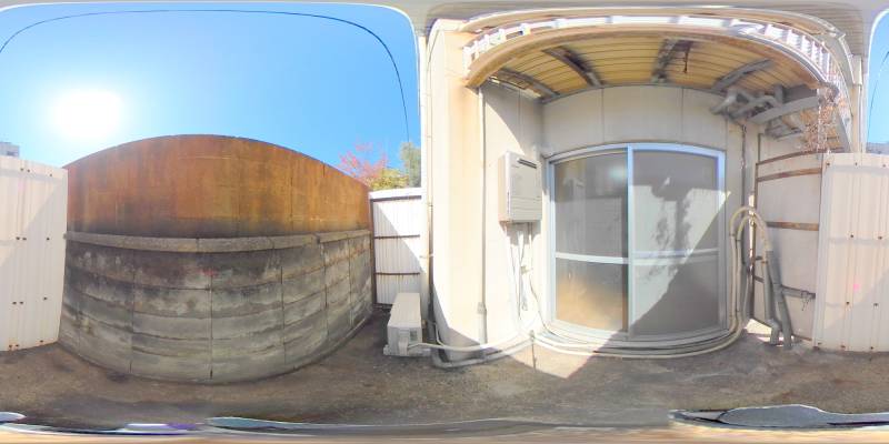 パノラマ画像バルコニー