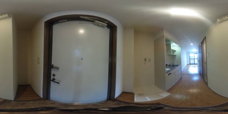 パノラマ画像玄関