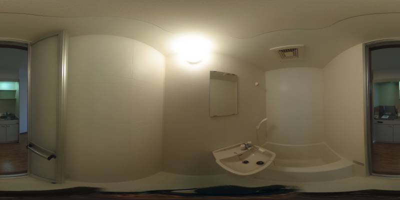 パノラマ画像バスルーム