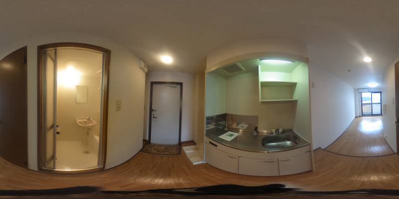 パノラマ画像キッチン