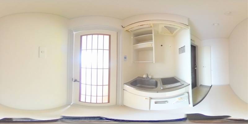 パノラマ画像キッチン