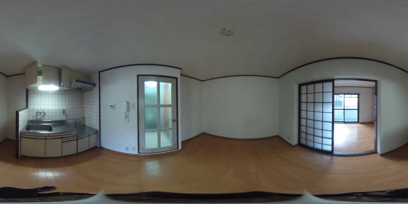 パノラマ画像キッチン