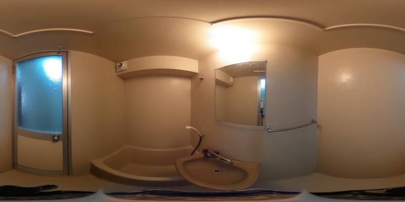 パノラマ画像バスルーム