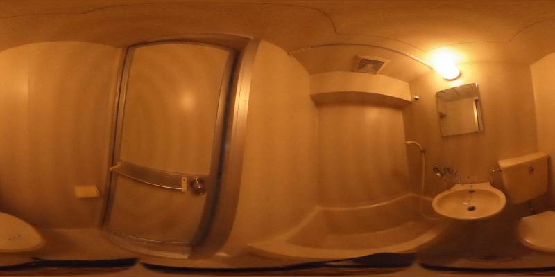 パノラマ画像バスルーム