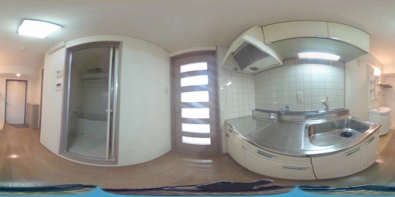 パノラマ画像キッチン