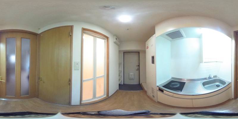 パノラマ画像キッチン