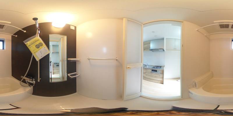 パノラマ画像バスルーム