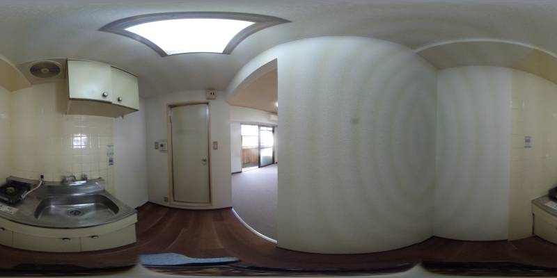 パノラマ画像キッチン