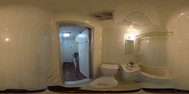 パノラマ画像バスルーム