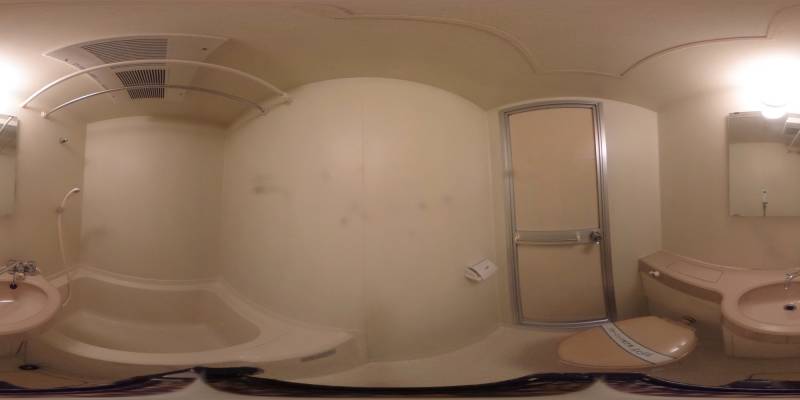 パノラマ画像バスルーム