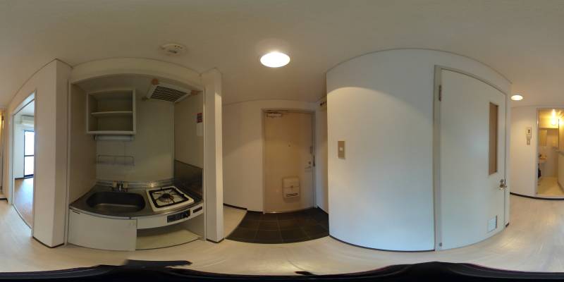 パノラマ画像キッチン